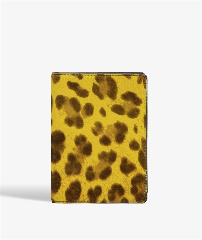 Image of The Case Factory Pass Deksel Pony Leopardo Yellow