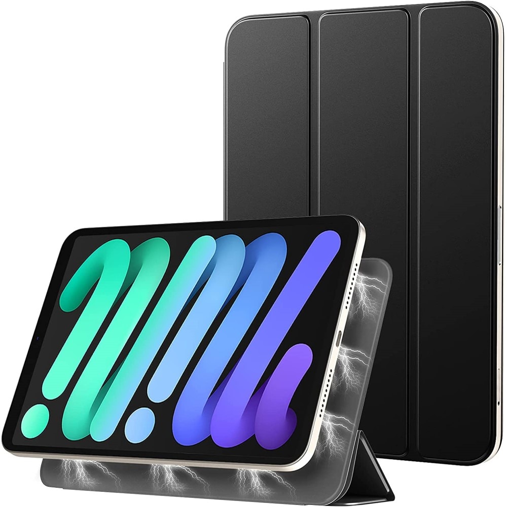 Magnetisk Tri-fold Etui Apple iPad Mini 7th Gen (2024) svart