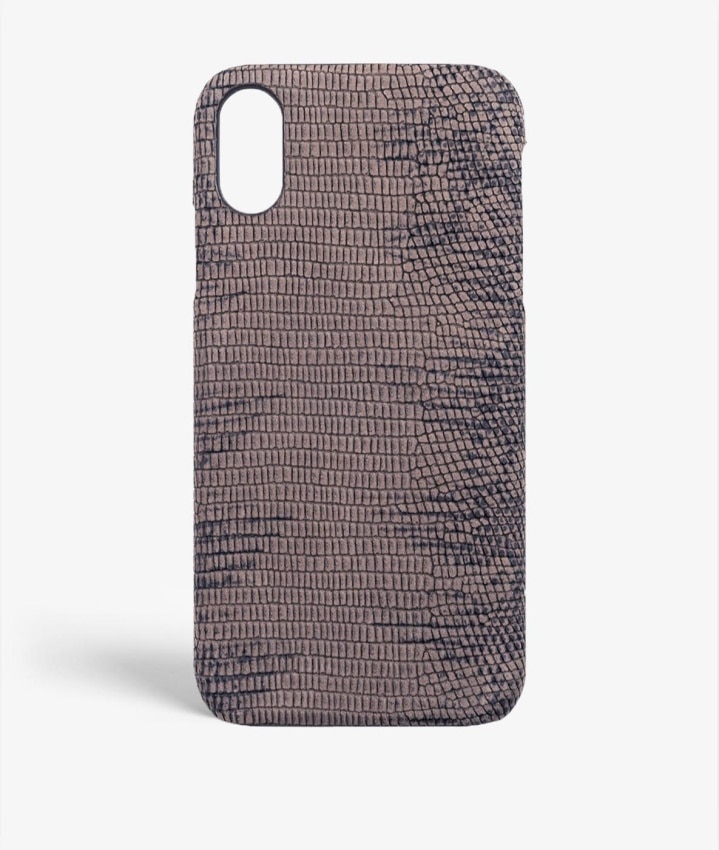 Deksel iPhone Xs Max Soft Iguana Taupe