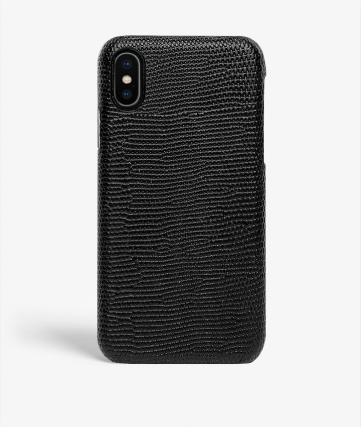 Deksel iPhone Xs Max Lizard Black