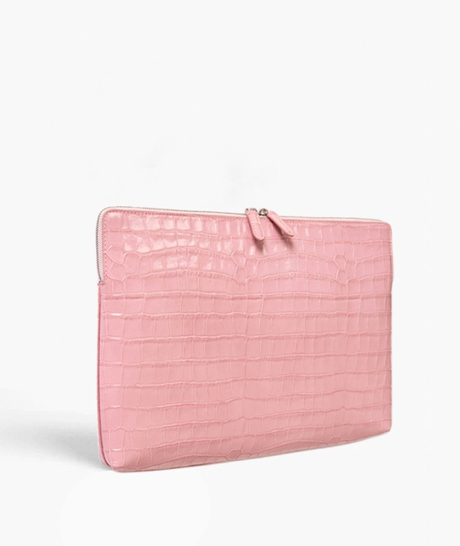 Dataveske 15" Croco Pink