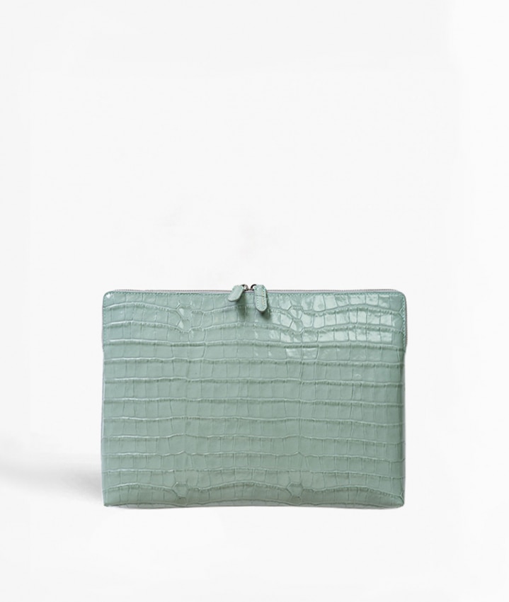 Dataveske 15" Croco Pastell Teal