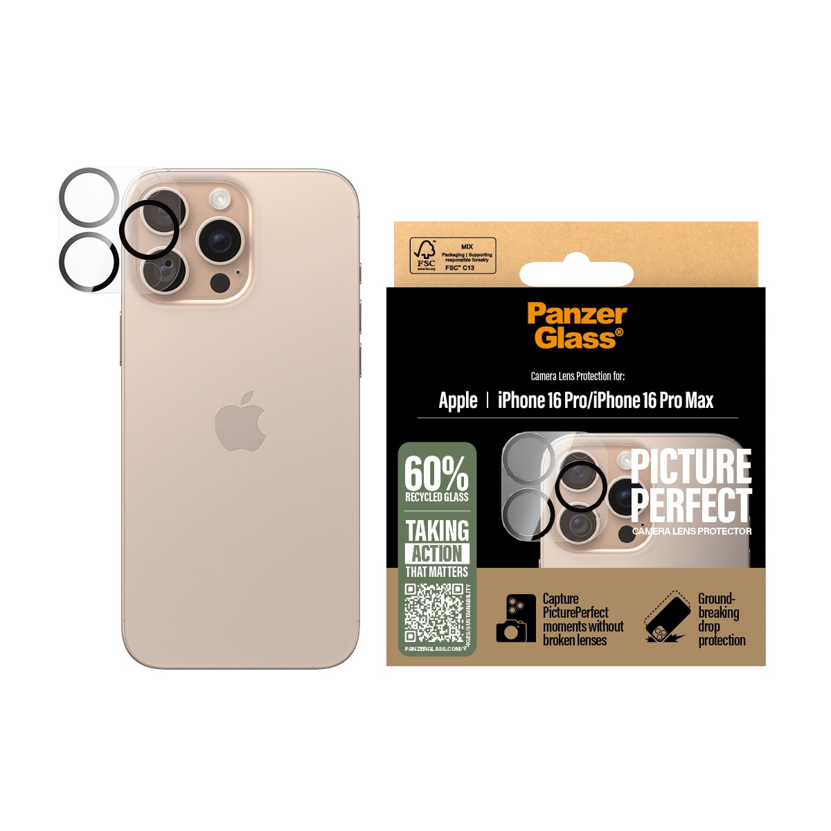 iPhone 16 Pro Max Camera Lens Protector PicturePerfect