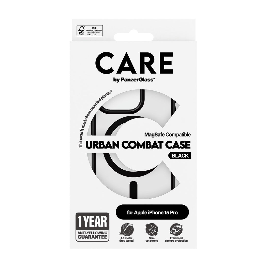 iPhone 15 Pro Urban Combat Case MagSafe svart