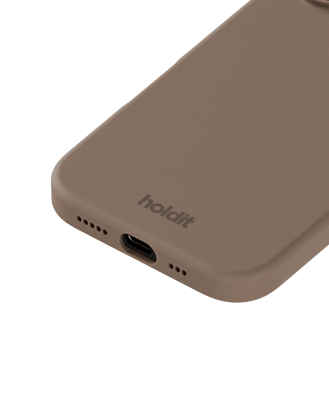 Deksel Silikon iPhone 16 Mocha Brown