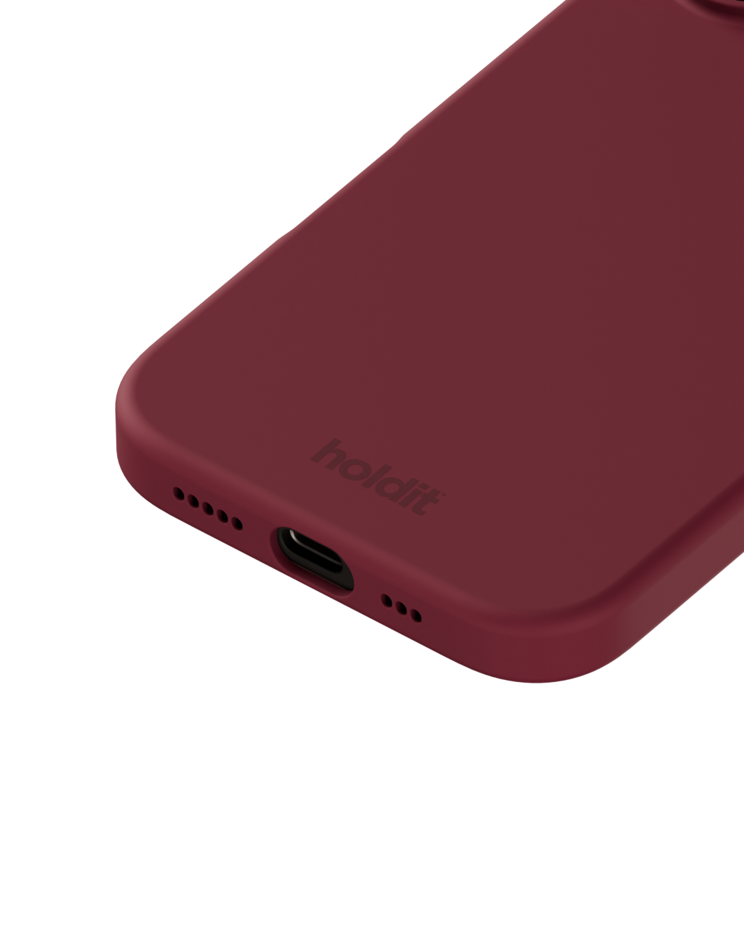 Deksel Silikon iPhone 16 Red Velvet