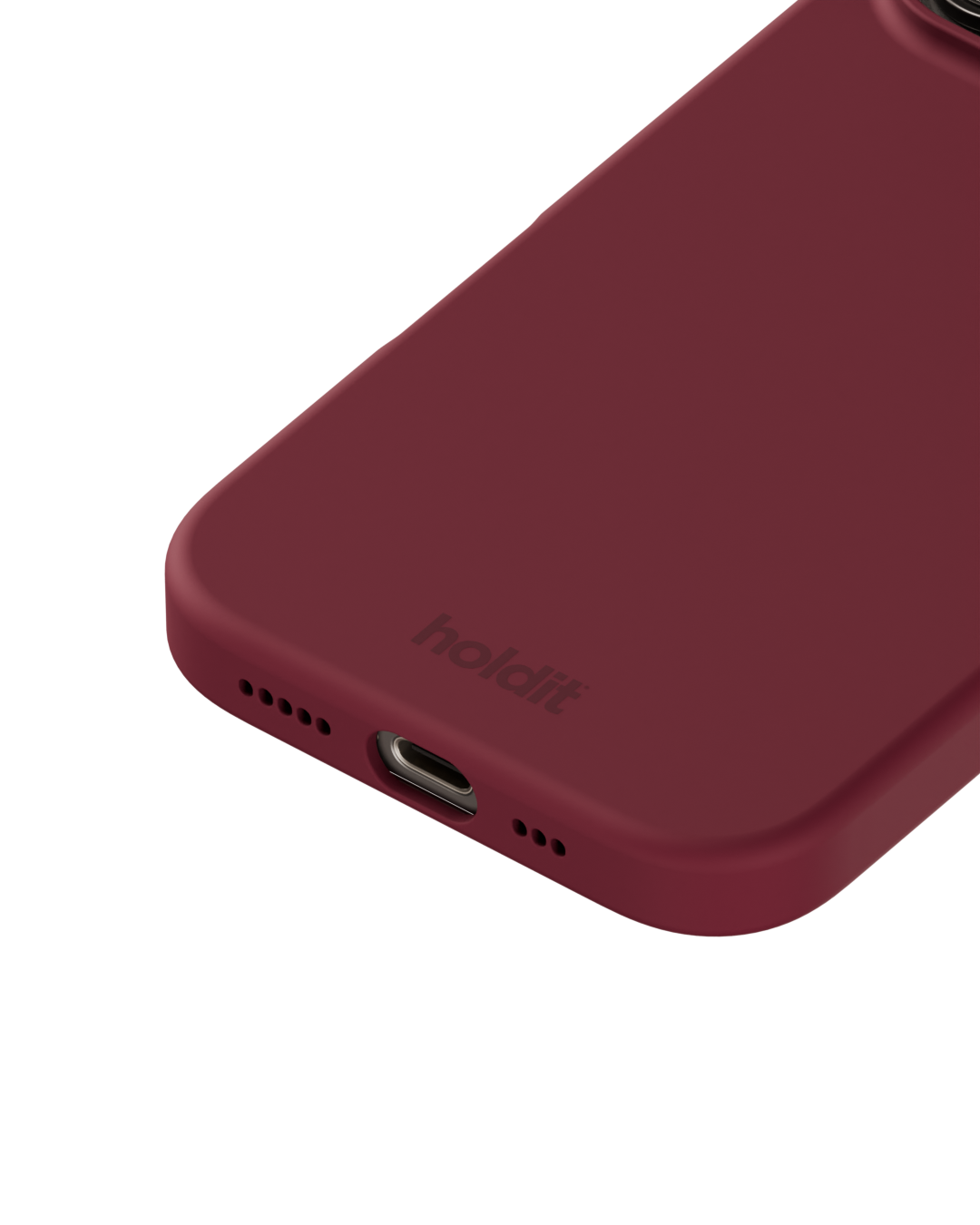 Deksel Silikon iPhone 16 Pro Red Velvet