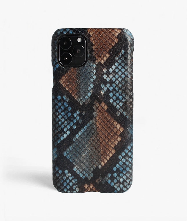 Deksel iPhone 11 Pro Max Python Multicolor Sunset Blue