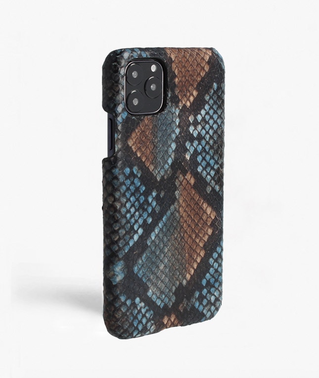 Deksel iPhone 11 Pro Max Python Multicolor Sunset Blue