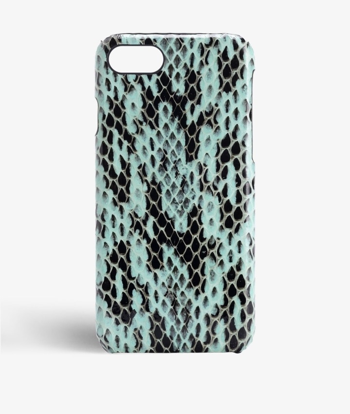 Deksel iPhone SE 2020 Real Water Snake Aqua