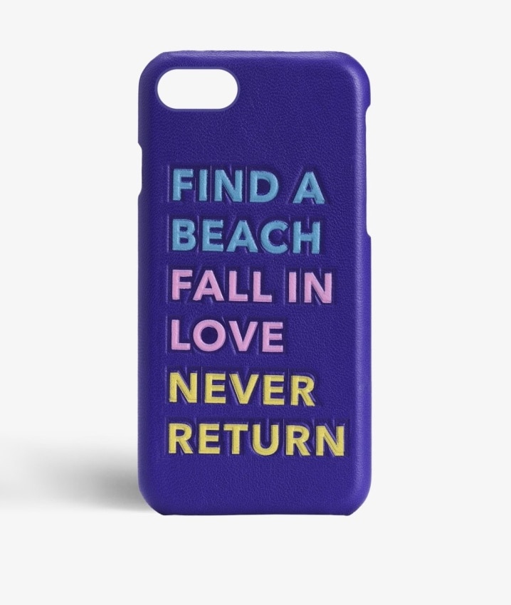 Deksel iPhone 8 Find a Beach Purple