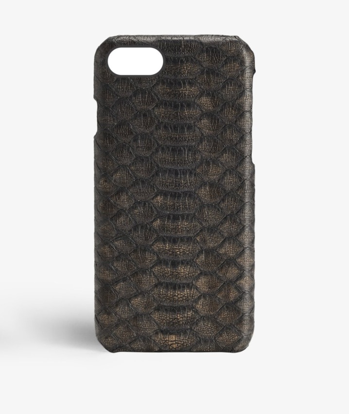 Deksel iPhone SE 2022 Real Python Black/Bronze