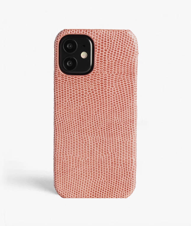 Deksel iPhone 12 Mini Lizard Rosa