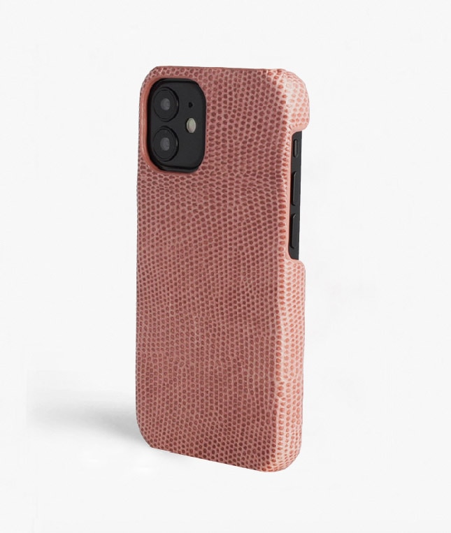 Deksel iPhone 12 Mini Lizard Rosa