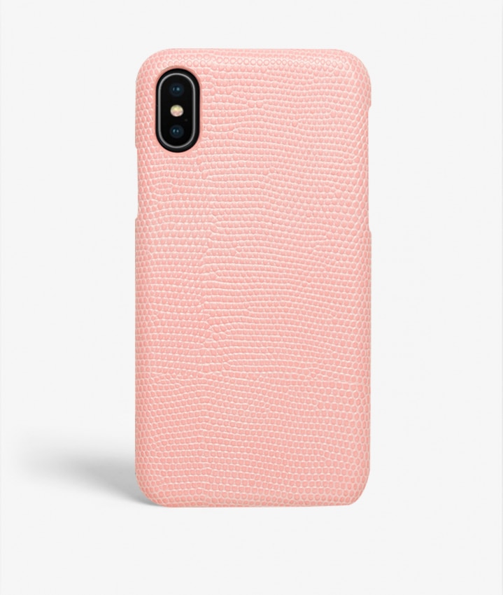 Deksel iPhone X/XS Lizard Rosa