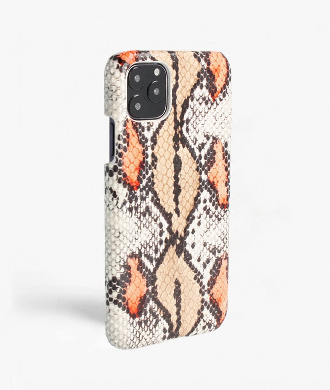 Deksel iPhone 11 Pro Max Snake Plum/Peach