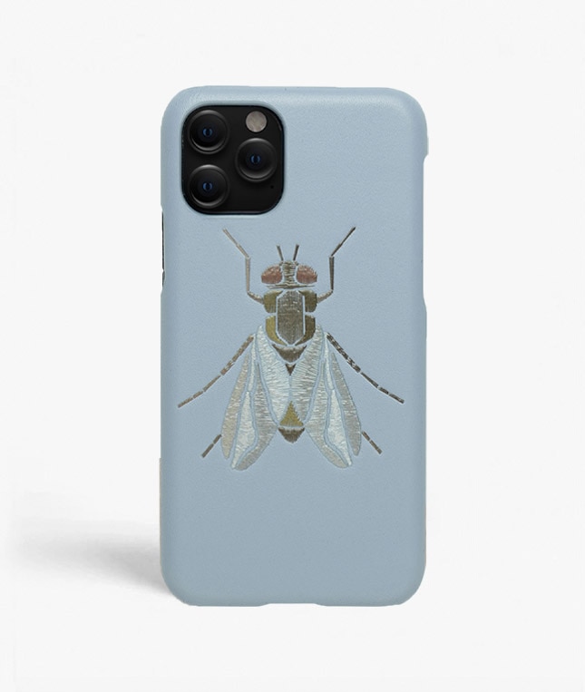 Deksel iPhone 11 Pro Max Fly Calf Celeste