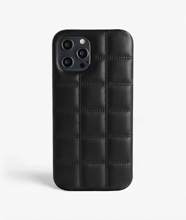 Deksel iPhone 12 Pro Max Padded Black