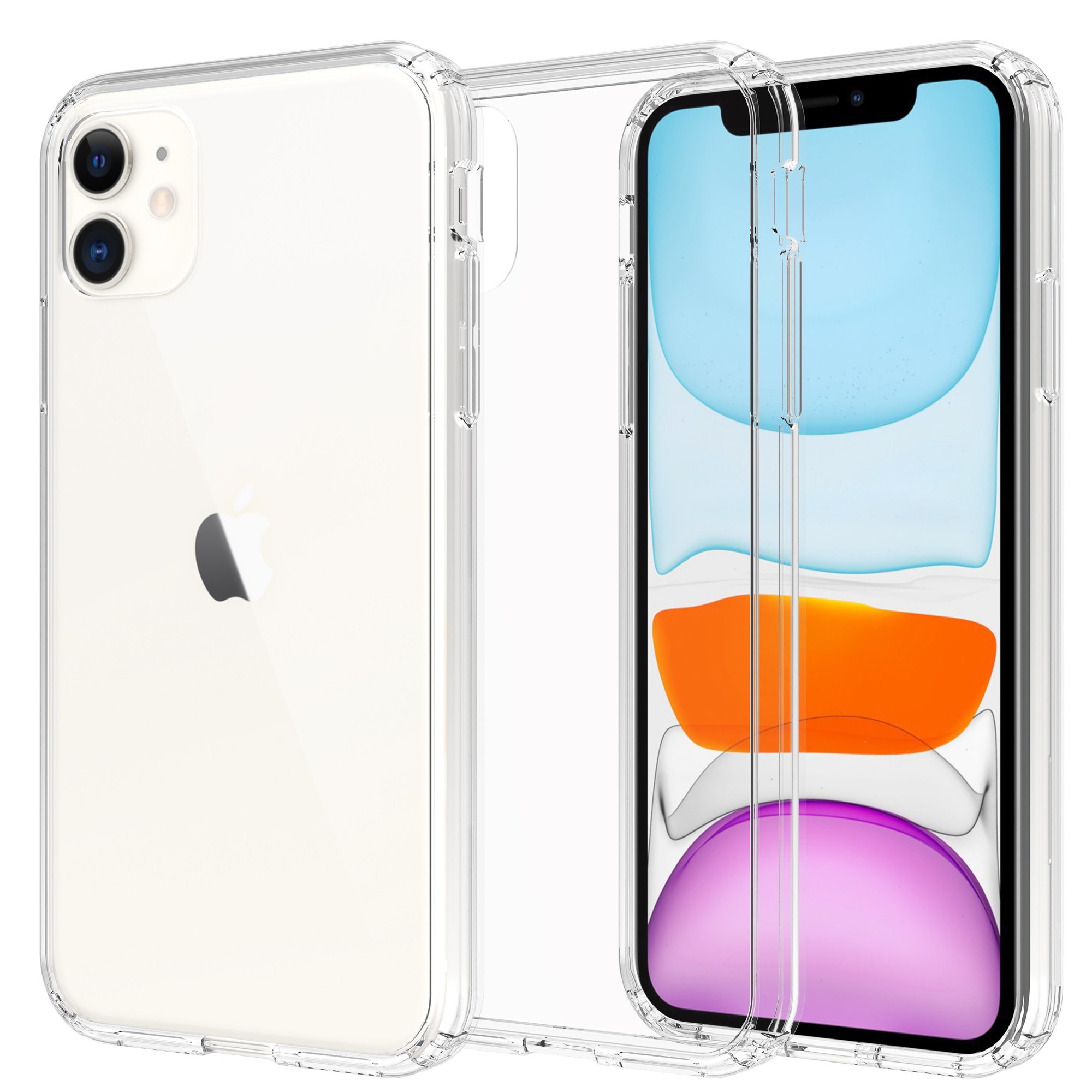 Hybriddeksel iPhone 11 Gjennomsiktig