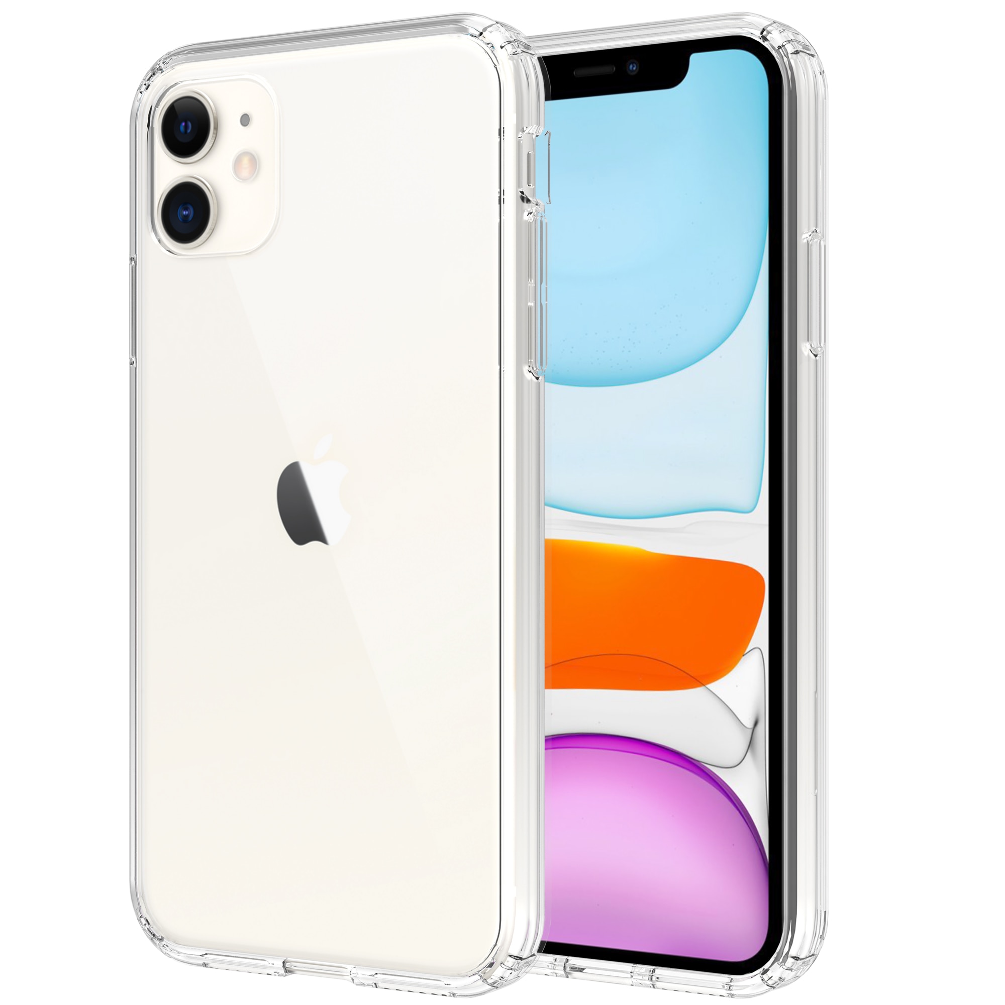 Hybriddeksel iPhone 11 Gjennomsiktig