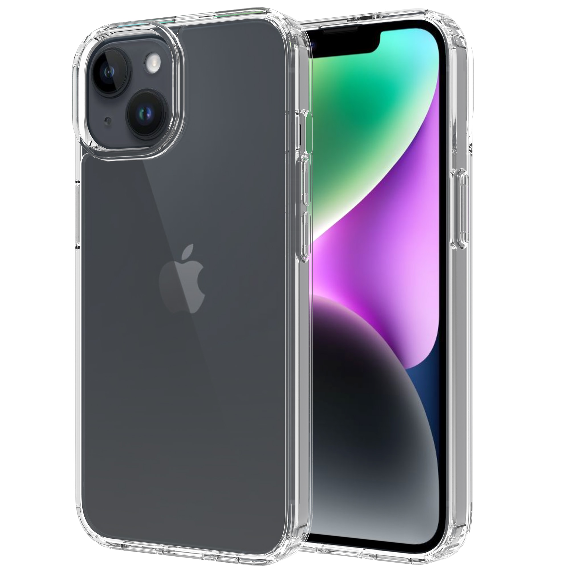 Hybriddeksel iPhone 14 Gjennomsiktig