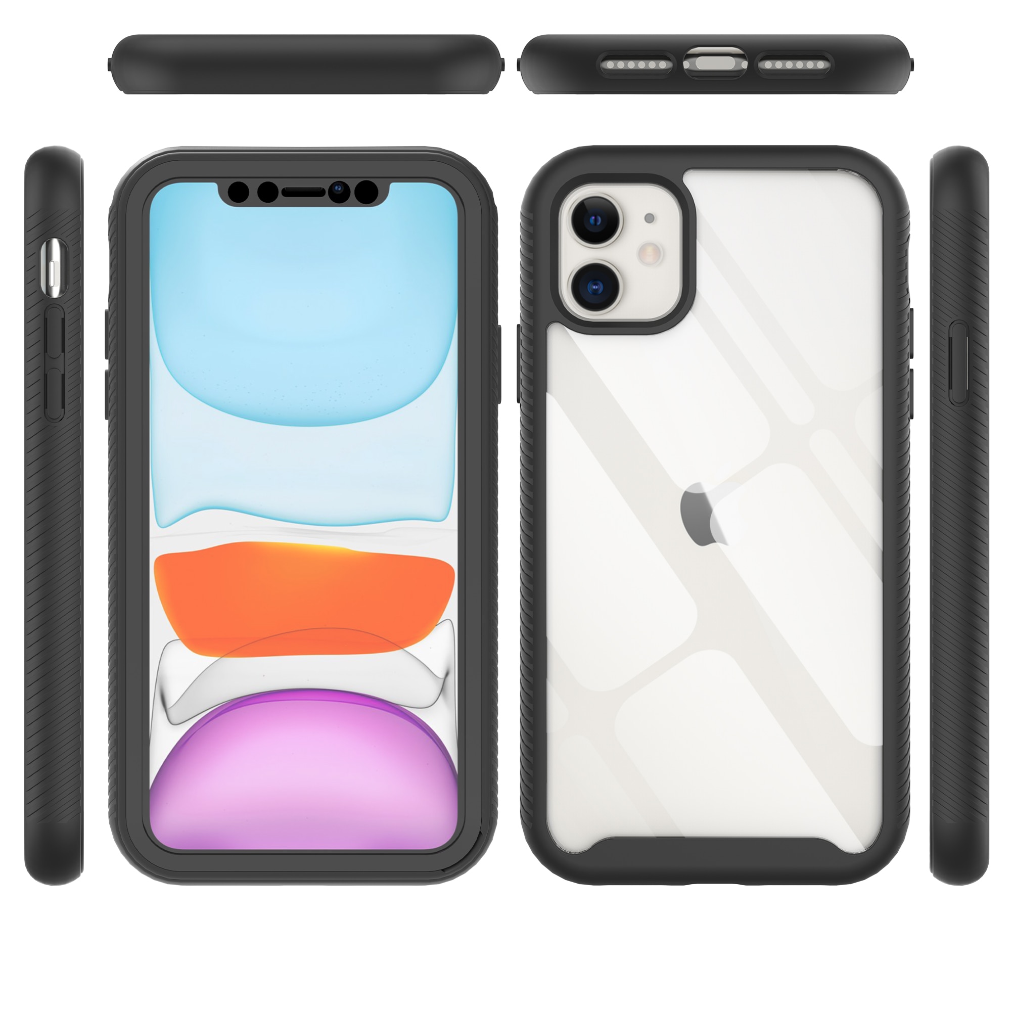 Full Protection Case iPhone 11 Svart