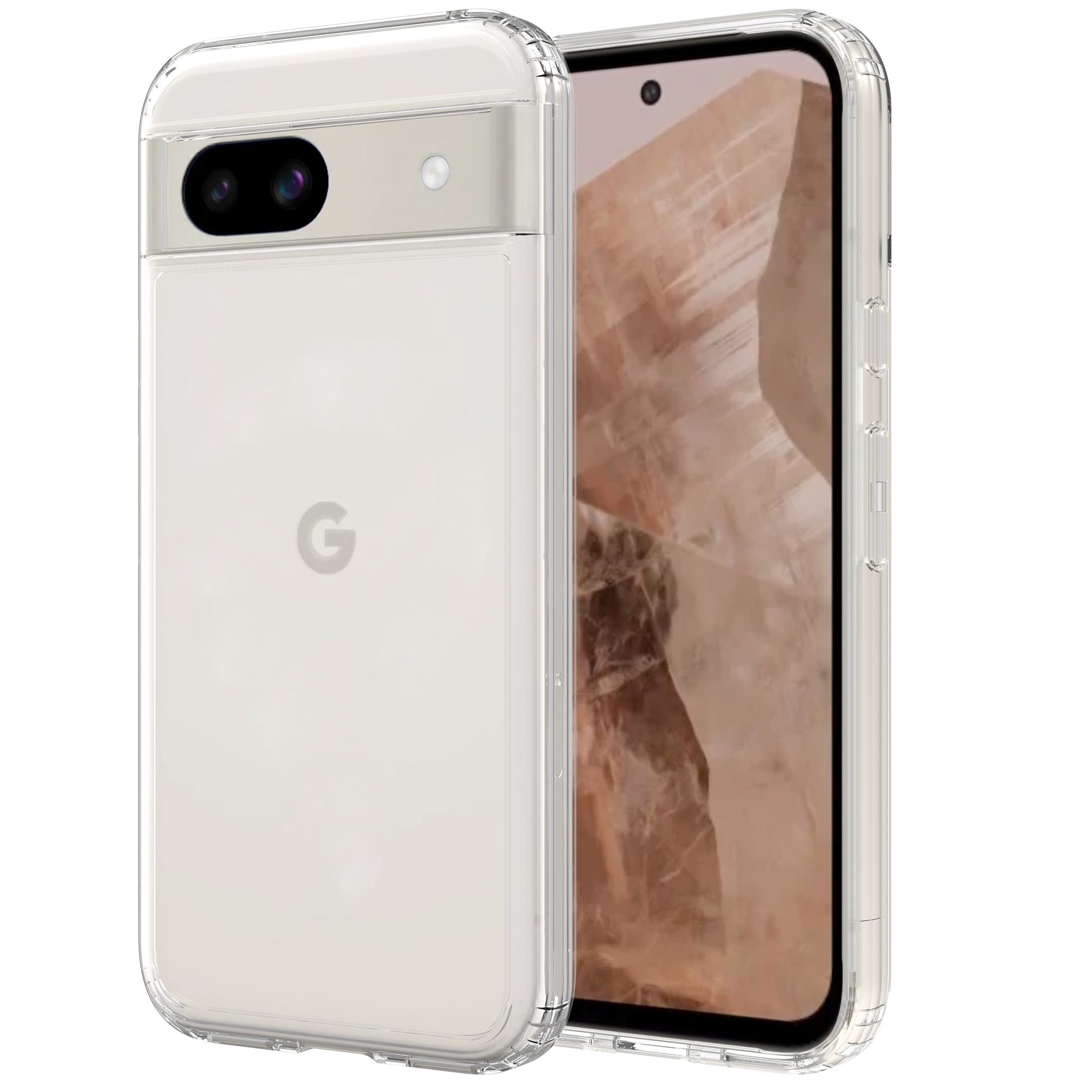 Crystal Hybrid Case Google Pixel 8a gjennomsiktig