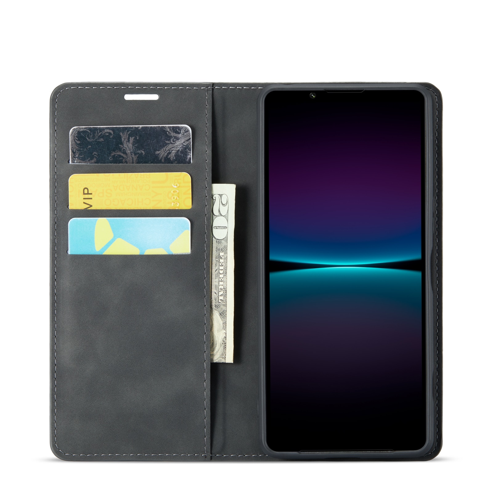 Sony Xperia 1 VI Slim Mobilveske svart