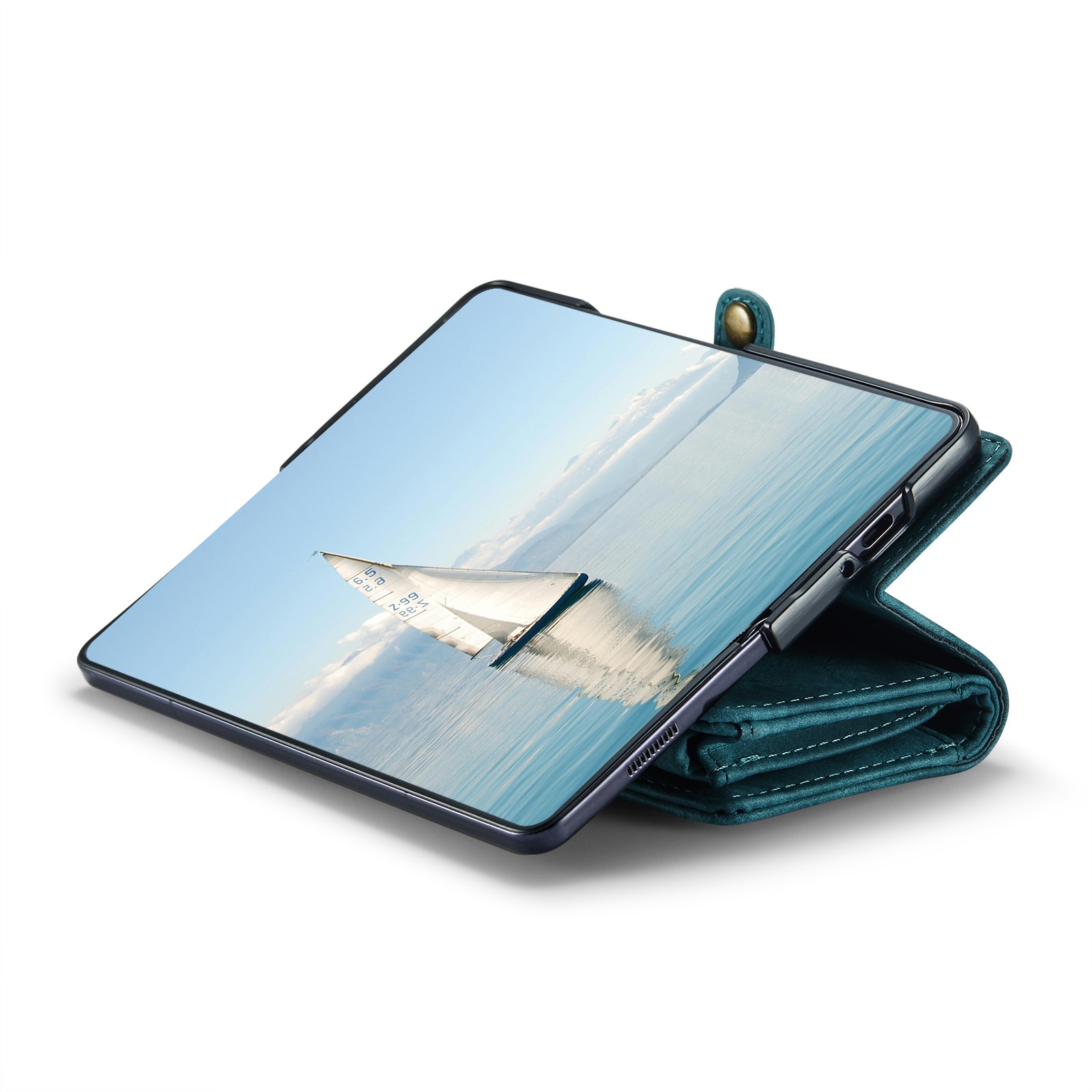 Multi-slot Lommeboksetui Samsung Galaxy Z Fold 6 blå