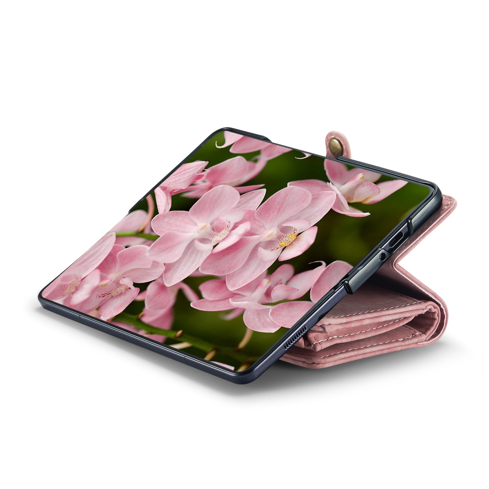 Multi-slot Lommeboksetui Samsung Galaxy Z Fold 6 rosa