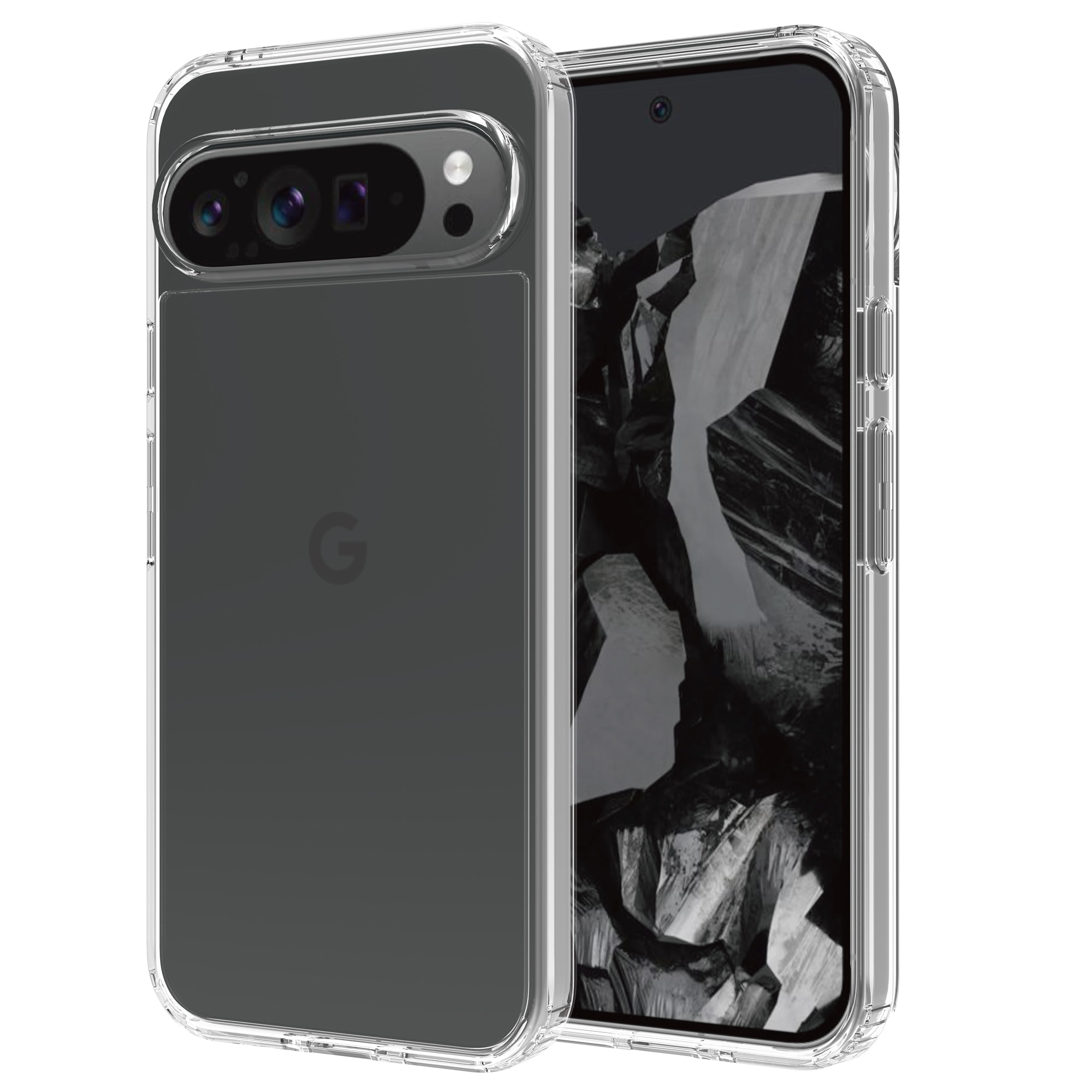 Crystal Hybrid Case Google Pixel 9 Pro XL gjennomsiktig