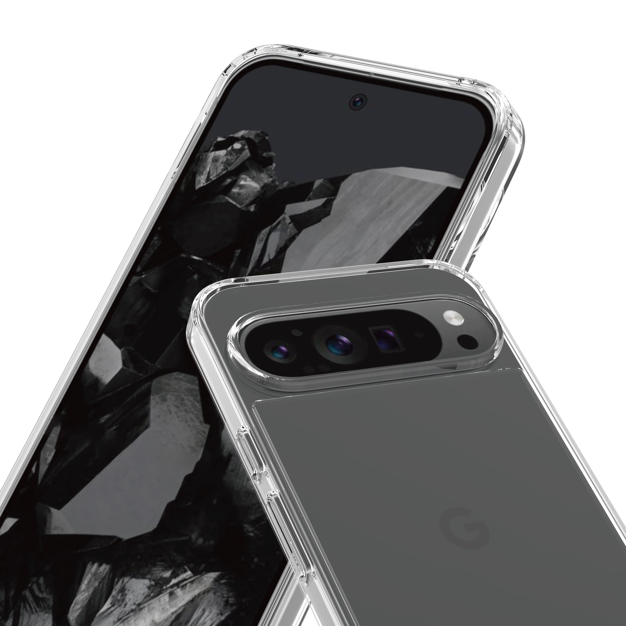 Crystal Hybrid Case Google Pixel 9 Pro XL gjennomsiktig