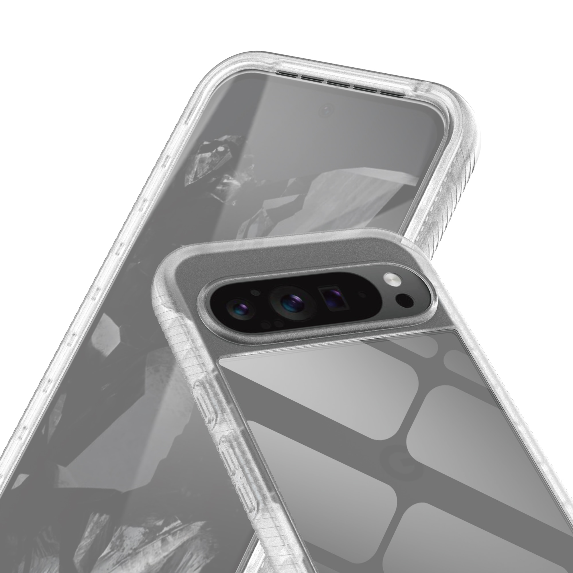 Full Protection Case Google Pixel 9 Pro XL gjennomsiktig