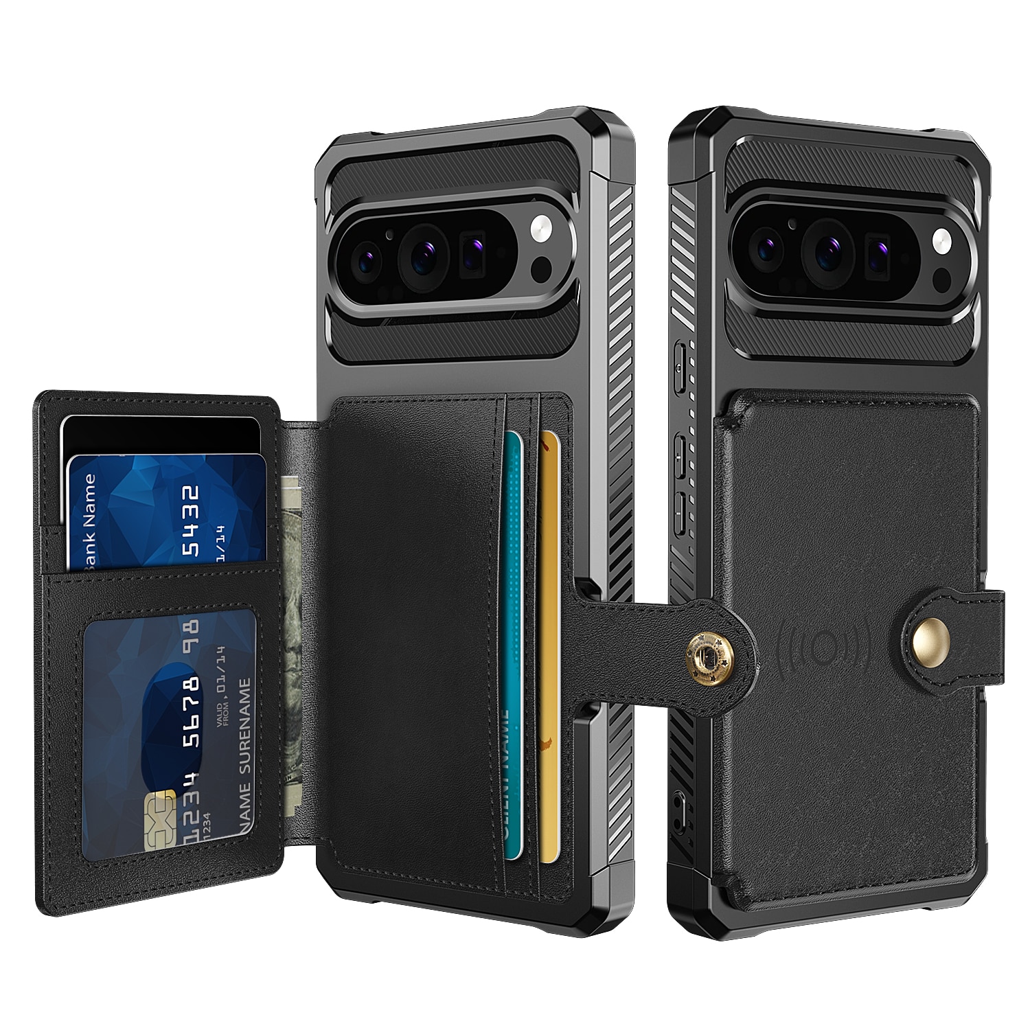 Tough Multi-slot Case Google Pixel 9 svart