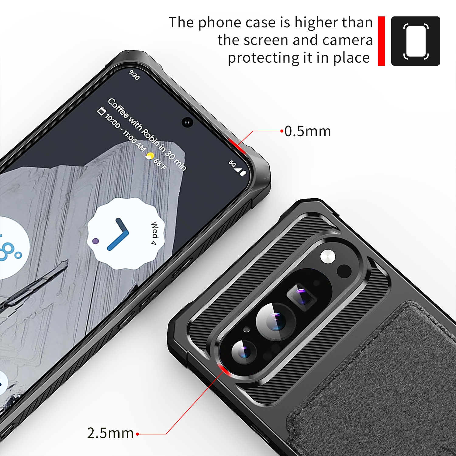 Tough Multi-slot Deksel Google Pixel 9 Pro XL Svart