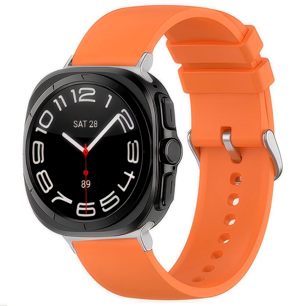 Samsung Galaxy Watch Ultra 47mm Reim Silikon oransje