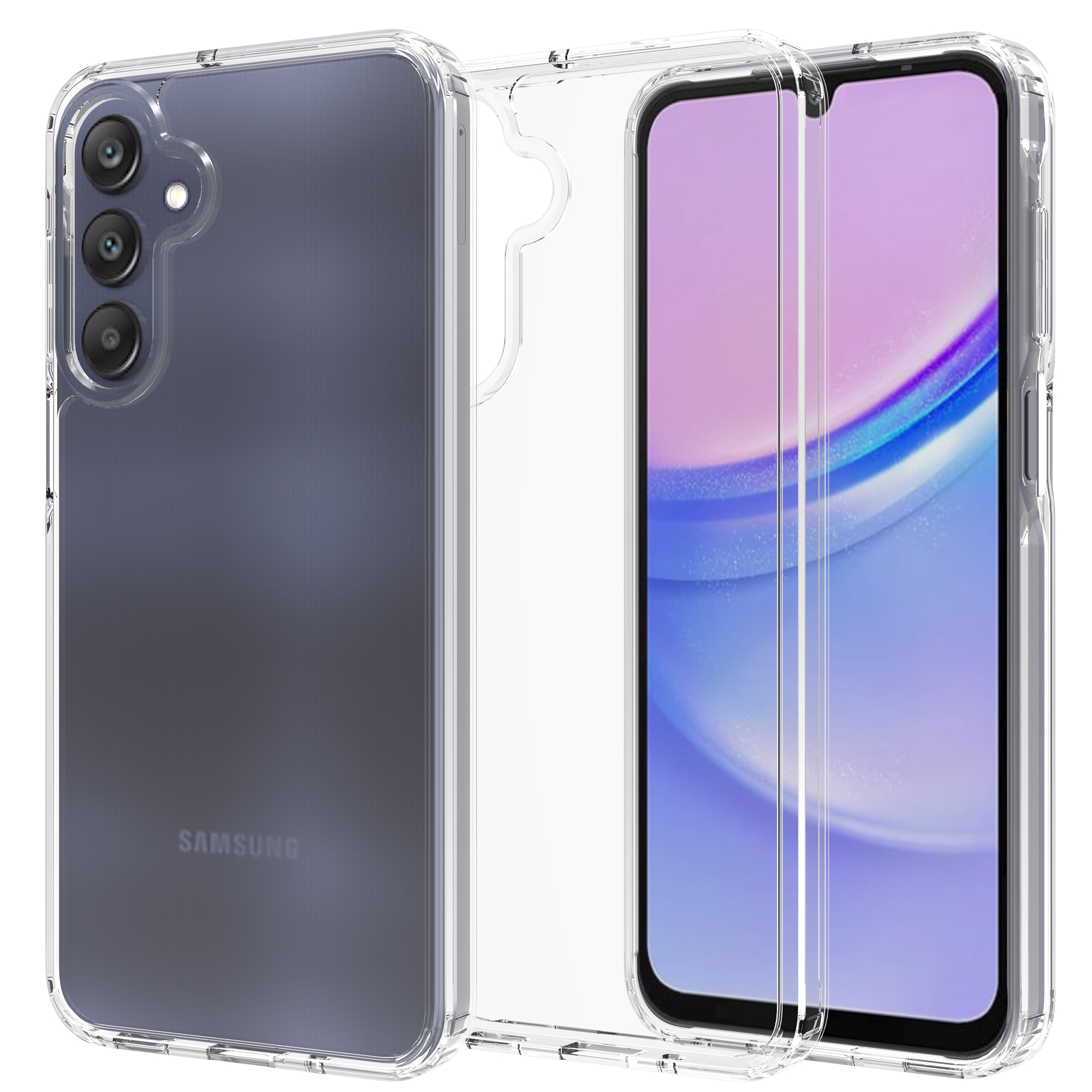 Hybriddeksel Samsung Galaxy A16 gjennomsiktig