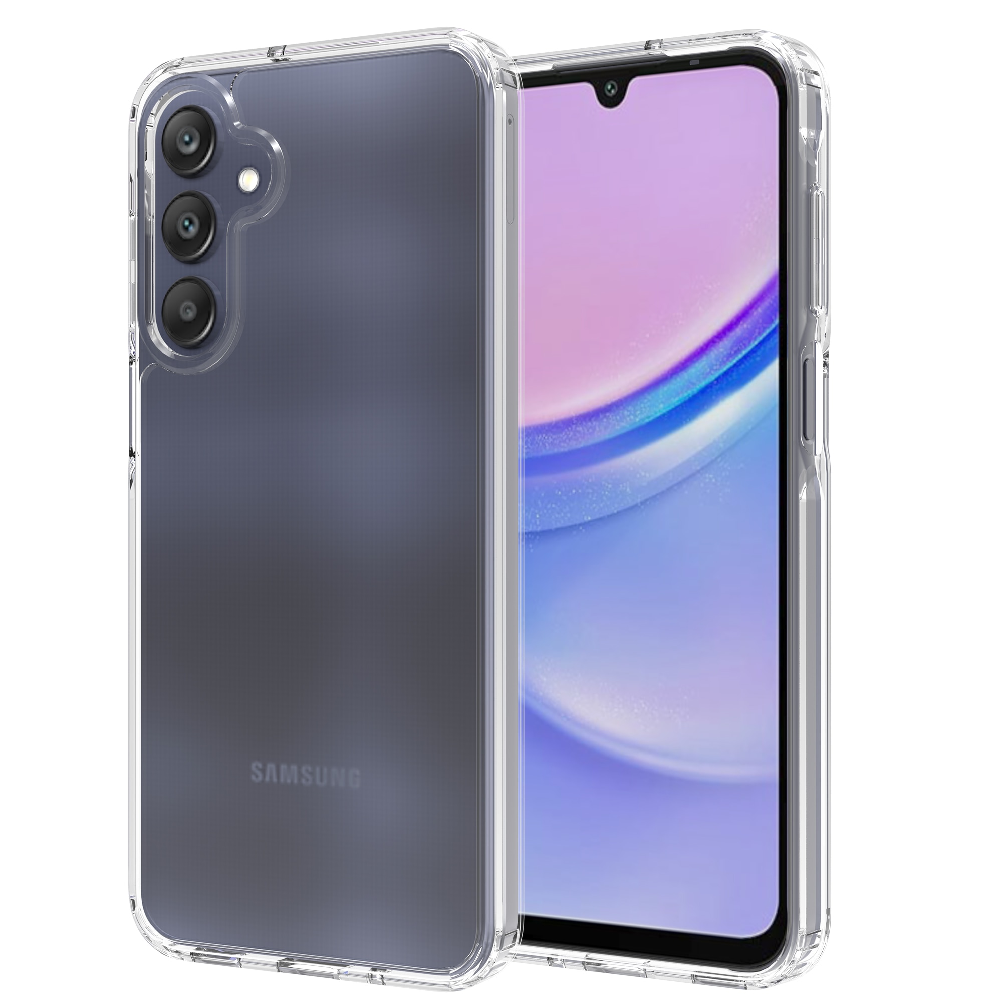 Hybriddeksel Samsung Galaxy A16 gjennomsiktig