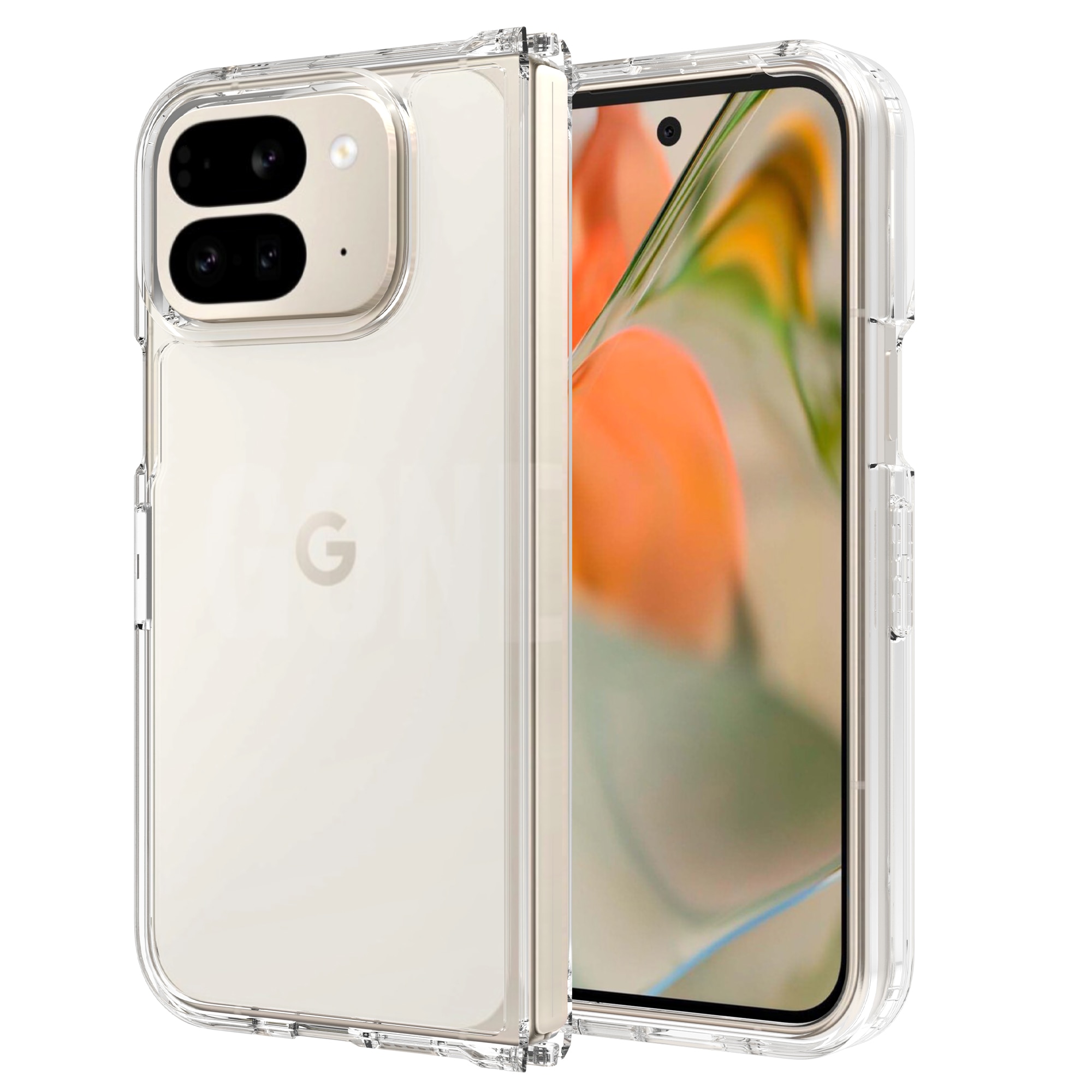 Hybriddeksel Google Pixel 9 Pro Fold gjennomsiktig