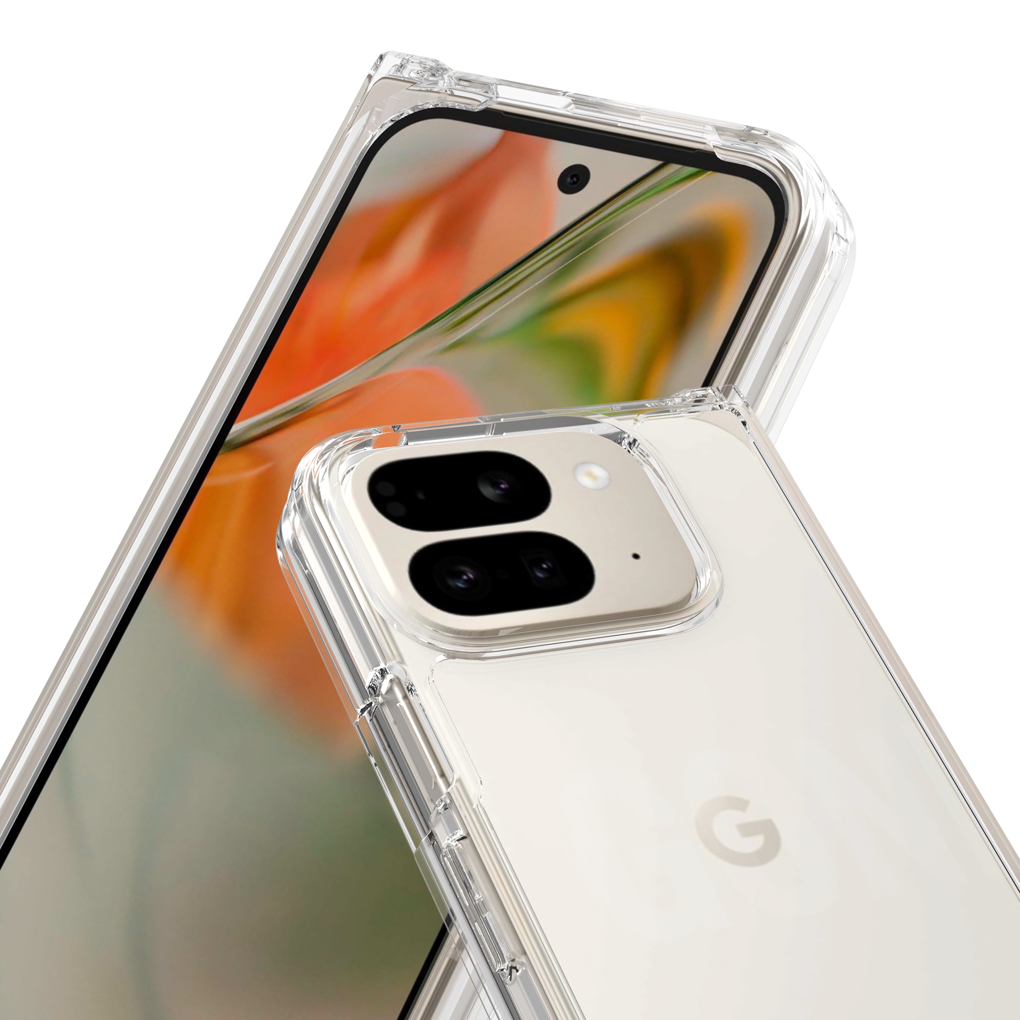 Hybriddeksel Google Pixel 9 Pro Fold gjennomsiktig