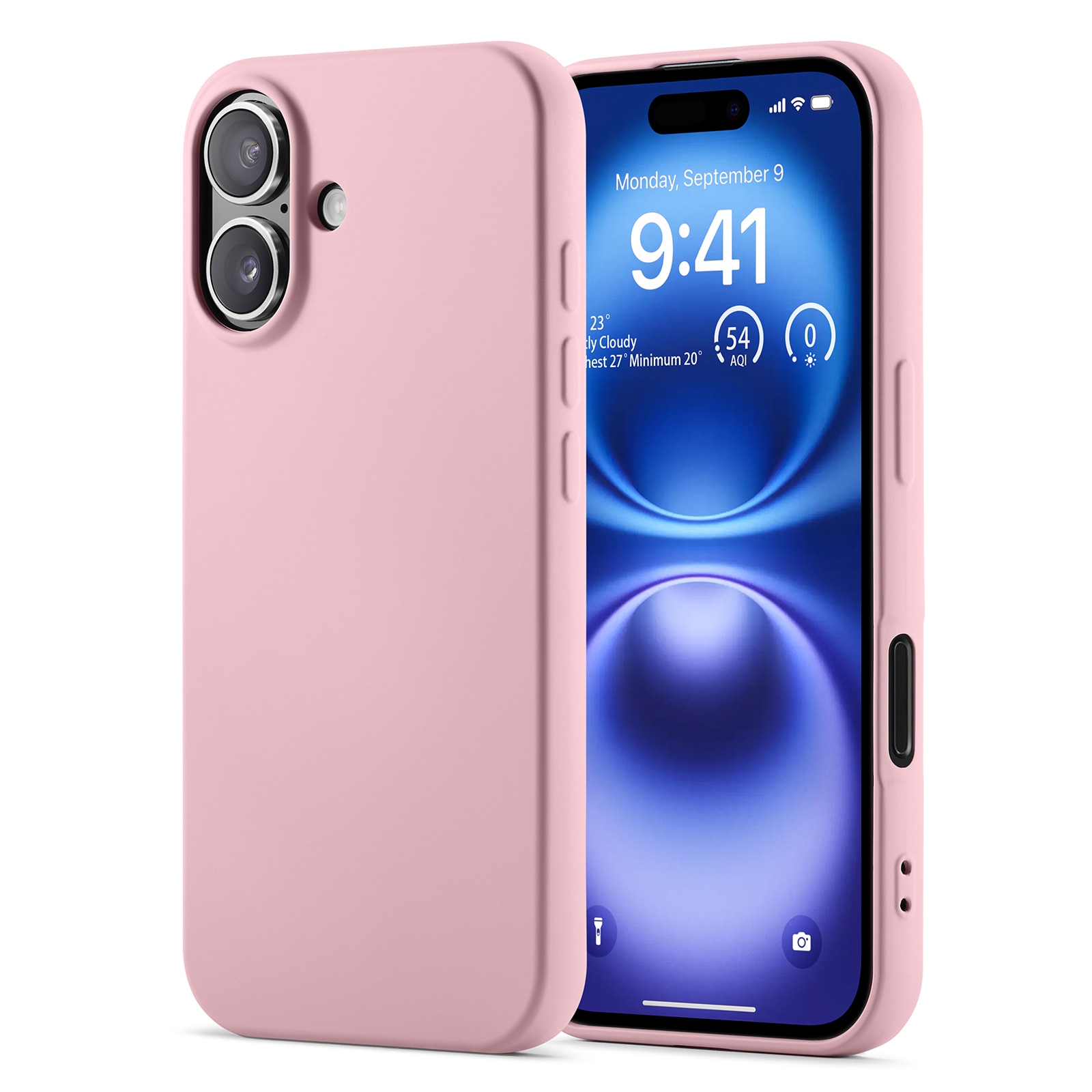 TPU Deksel iPhone 16 Plus Rosa