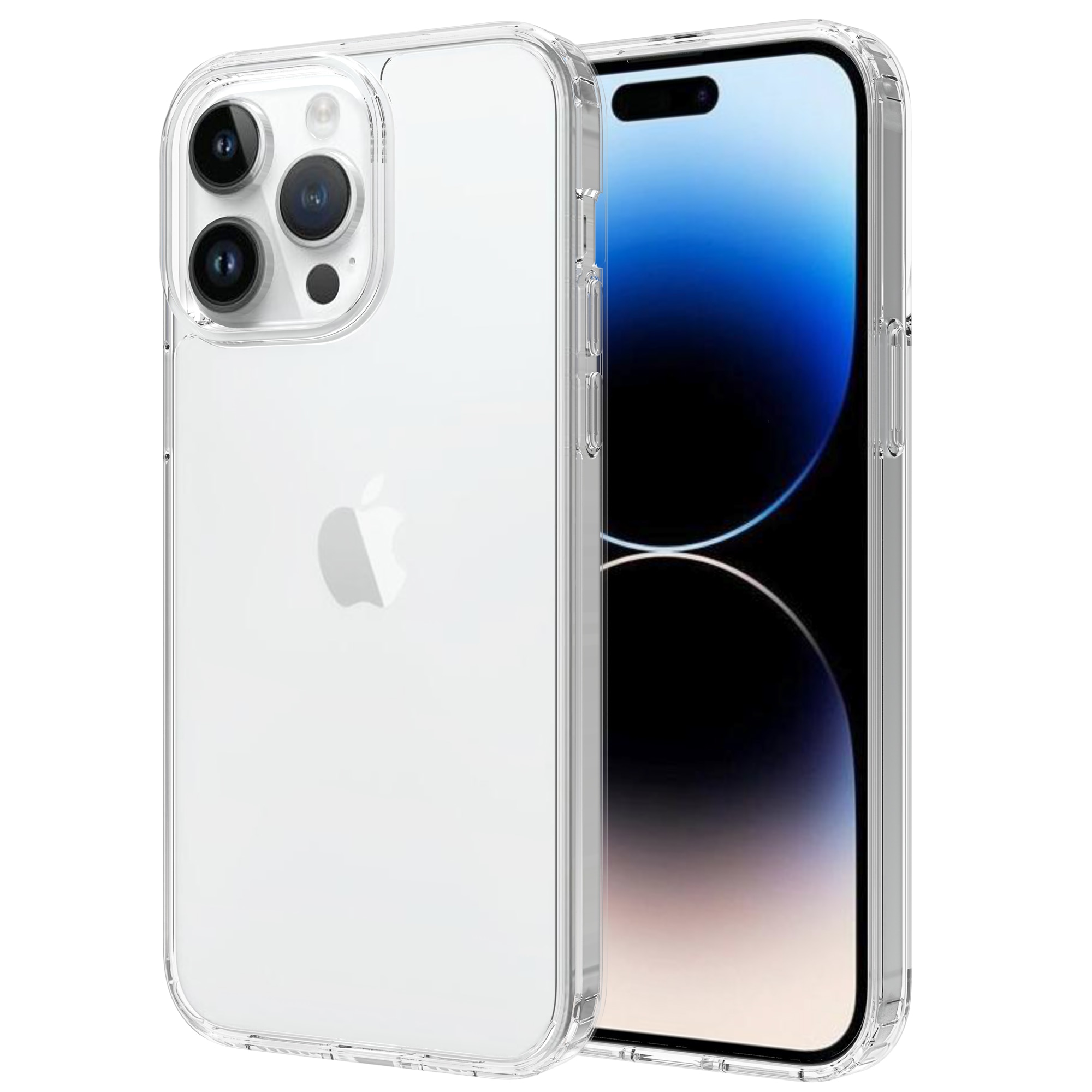 Hybriddeksel iPhone 14 Pro Max gjennomsiktig