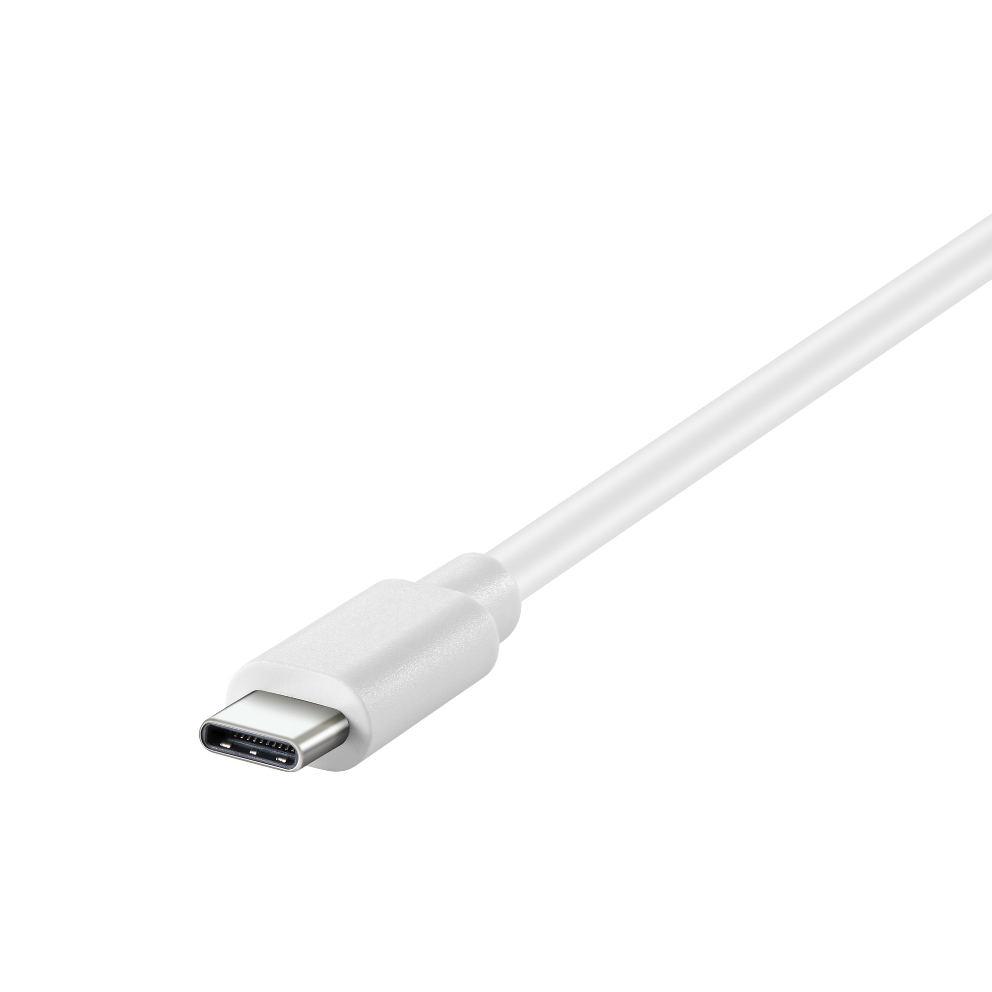 USB-C til USB-C-ladekabel 1m hvit