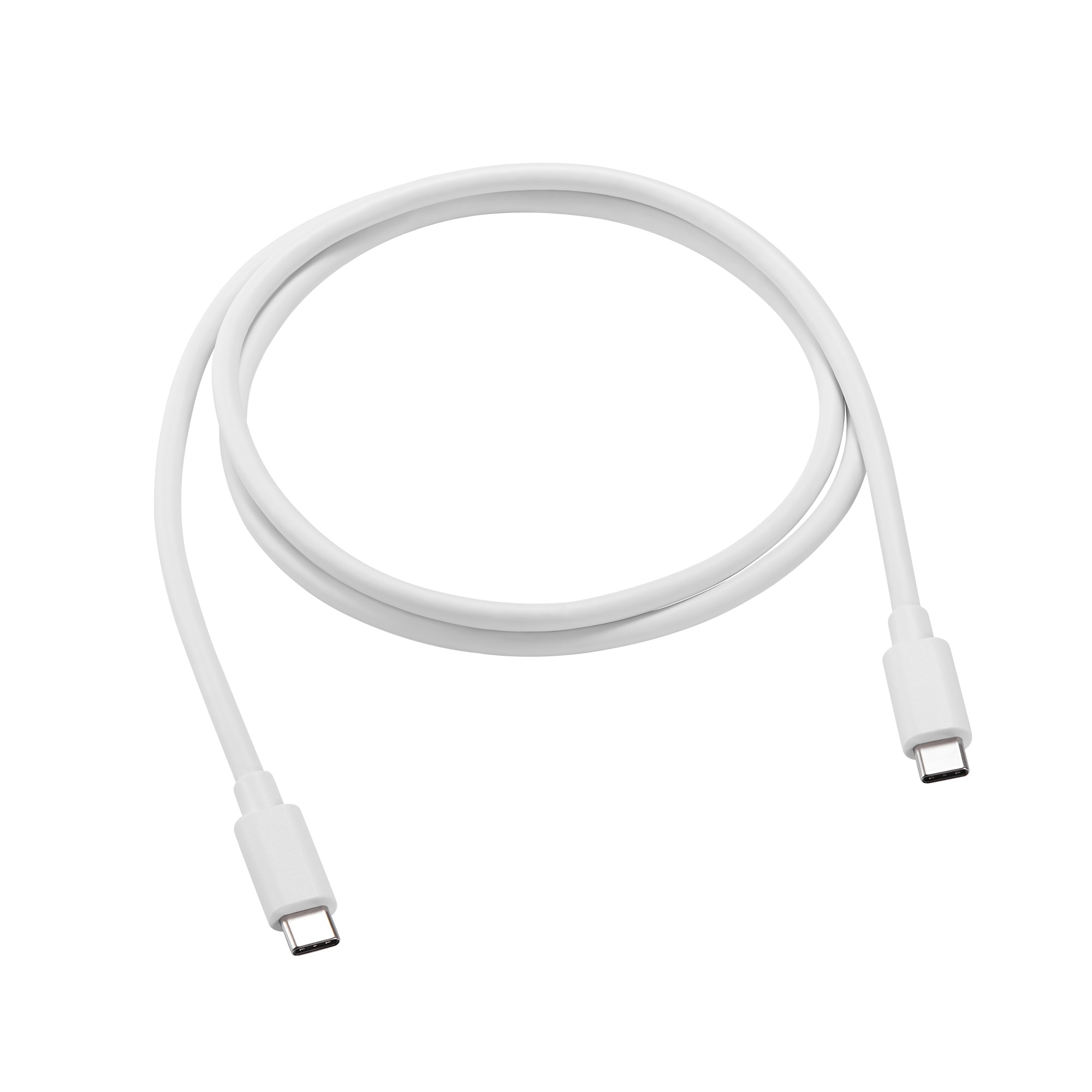 USB-C til USB-C-ladekabel 1m hvit