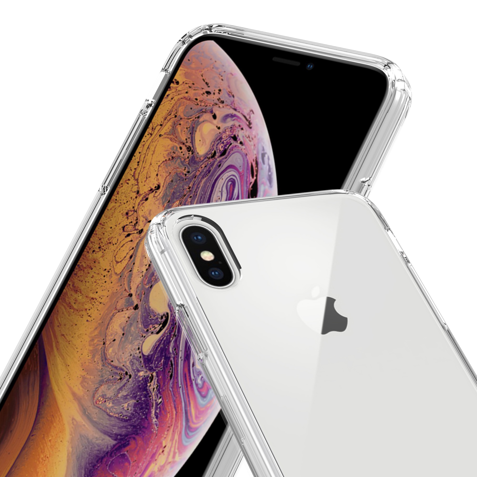 Hybriddeksel iPhone X/XS Gjennomsiktig