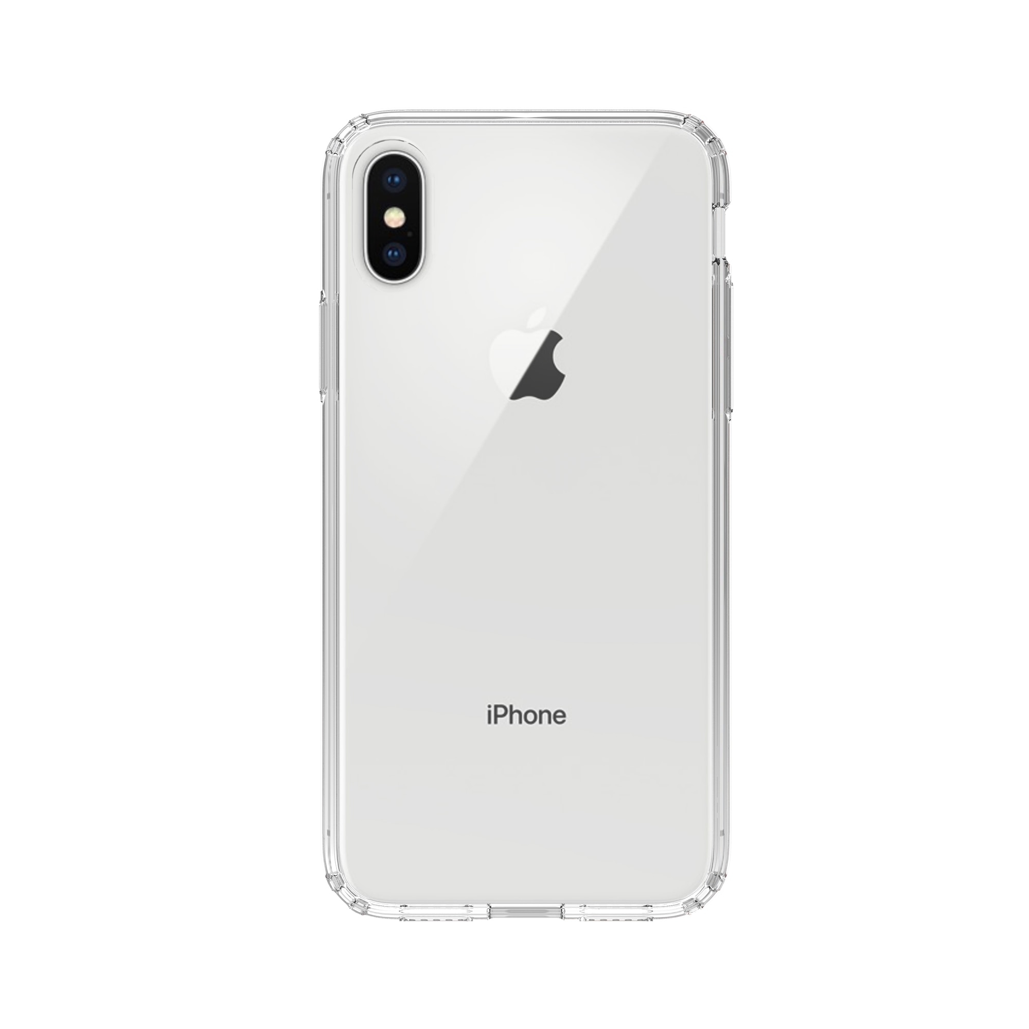 Hybriddeksel iPhone X/XS gjennomsiktig