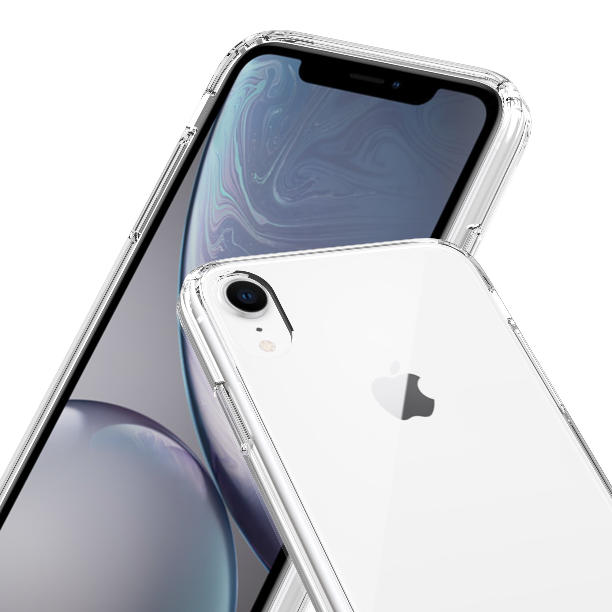 Hybriddeksel iPhone Xr gjennomsiktig