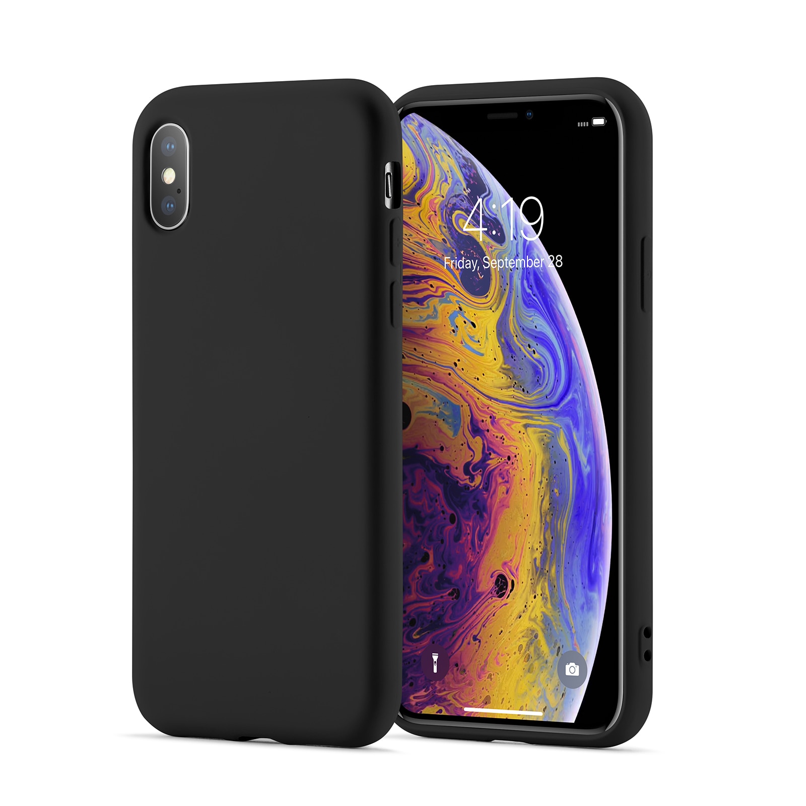 TPU Deksel iPhone X/XS svart