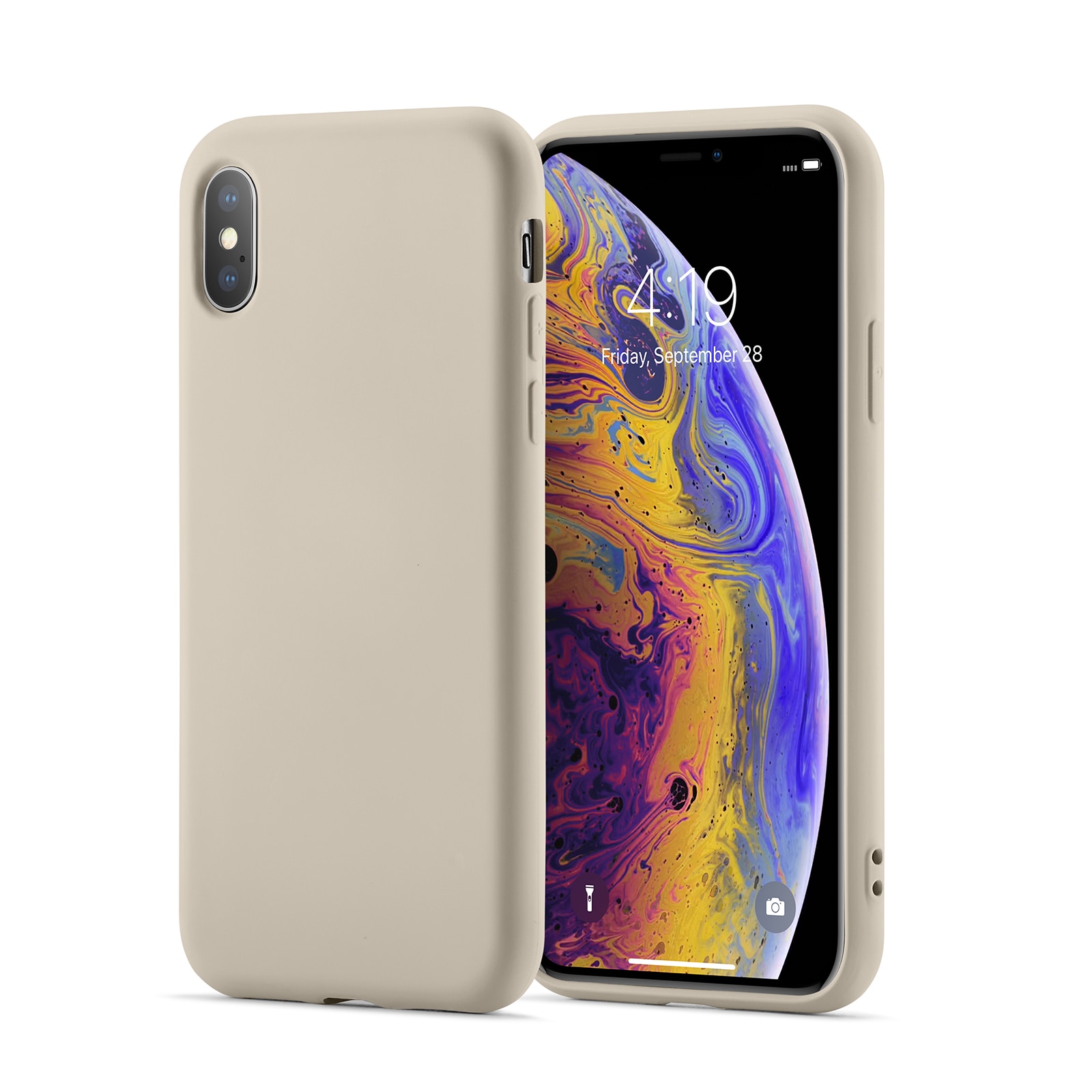 TPU Deksel iPhone X/XS beige