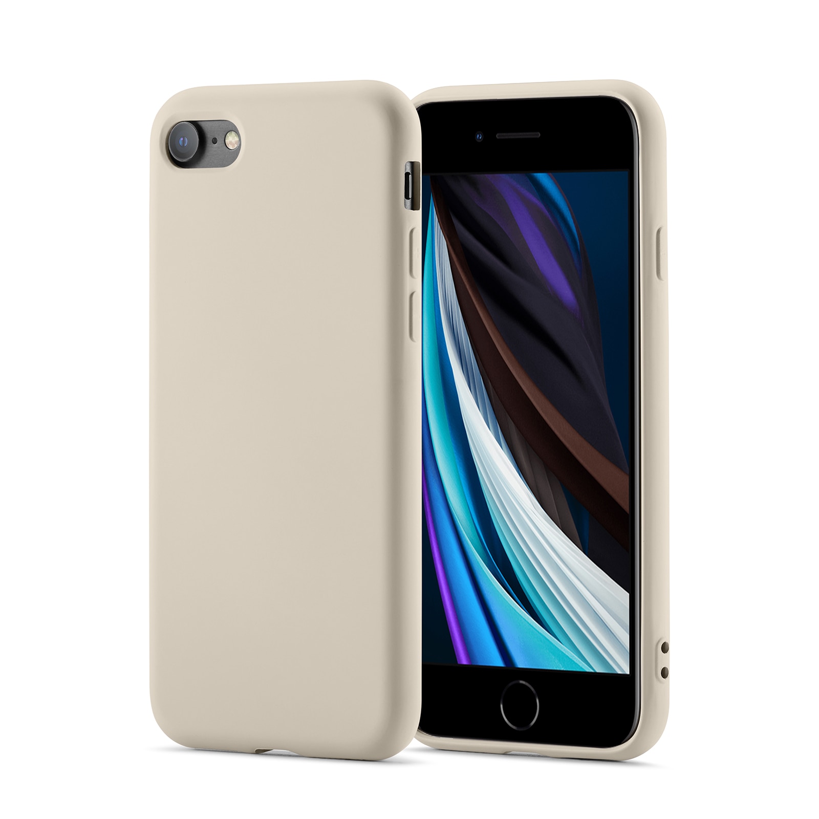 TPU Deksel iPhone SE 2020 Beige